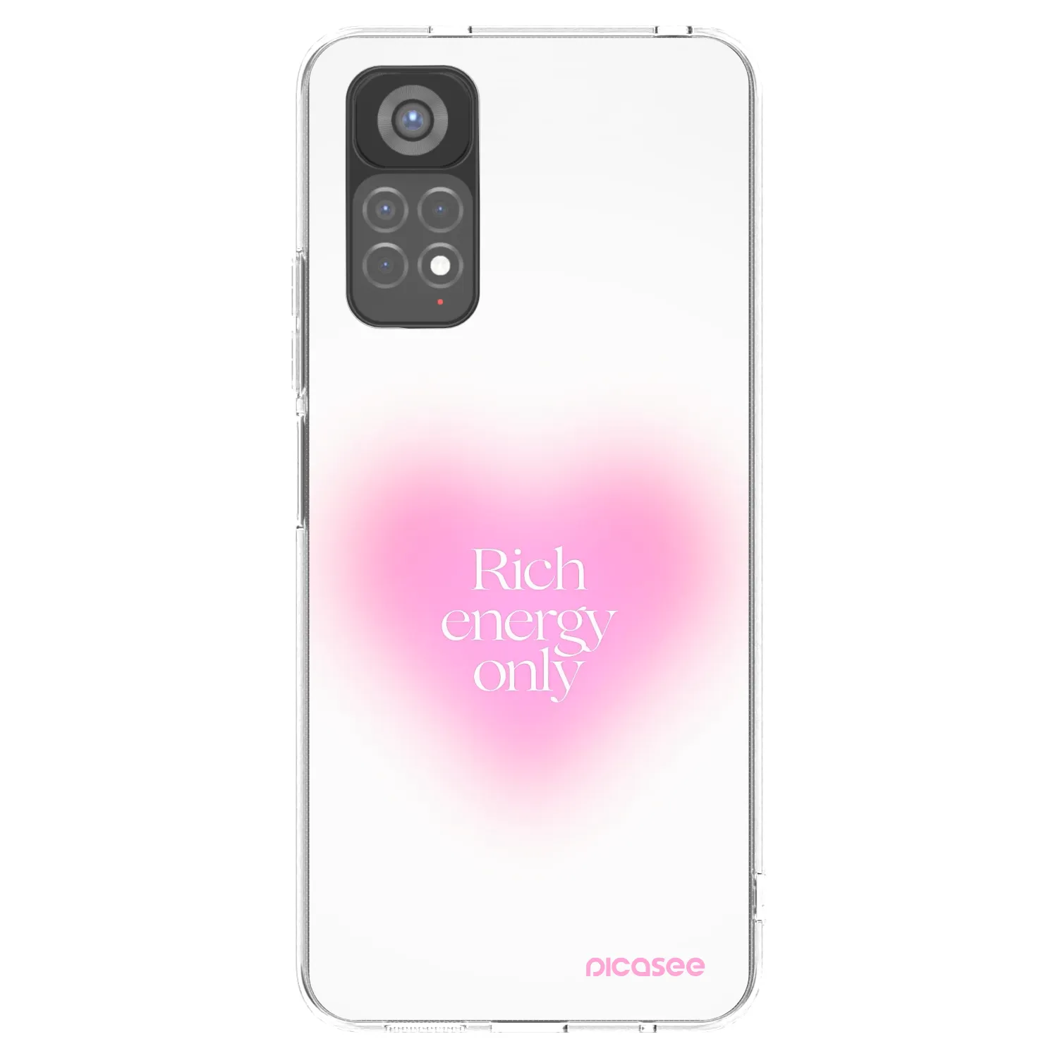 Picasee Xiaomi Redmi Note 11S 5G Hülle - Transparentes Silikon - Rich Energy