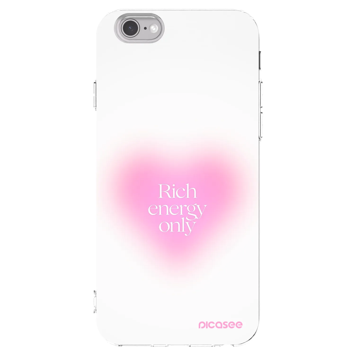 Picasee Apple iPhone 6/6S Hülle - Transparentes Silikon - Rich Energy
