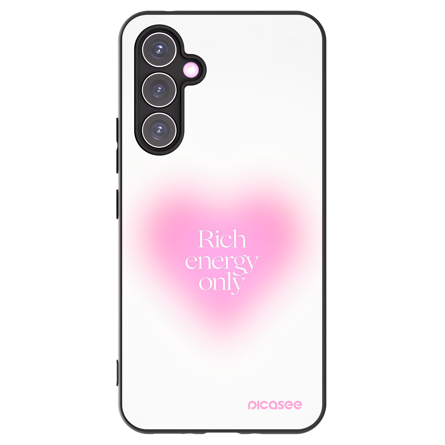 Picasee Samsung Galaxy A54 5G A546B Hülle - Schwarzes Silikon - Rich Energy