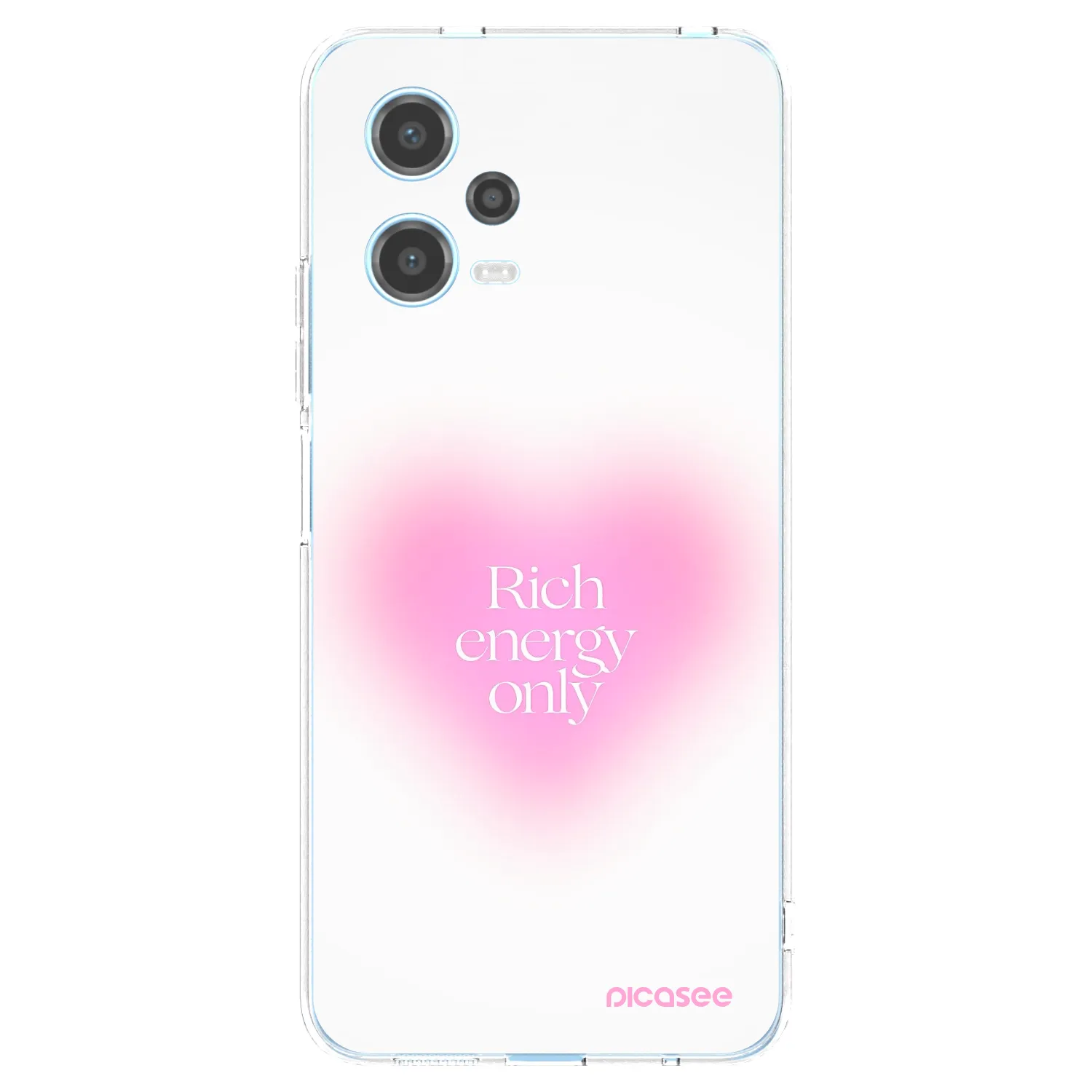 Picasee Xiaomi Redmi Note 12 5G Hülle - Transparentes Silikon - Rich Energy