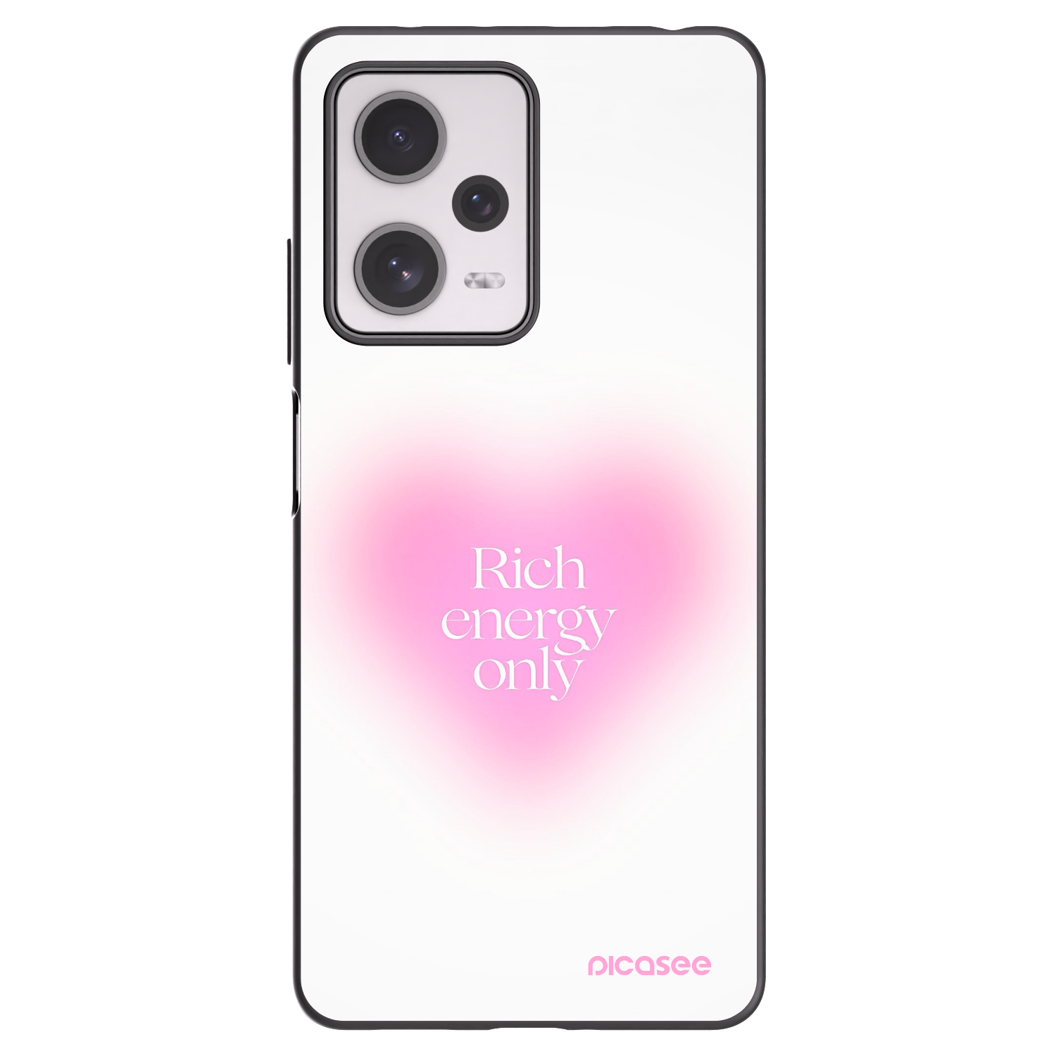 Picasee Xiaomi Redmi Note 12 Pro+ 5G Hülle - Schwarzes Silikon - Rich Energy