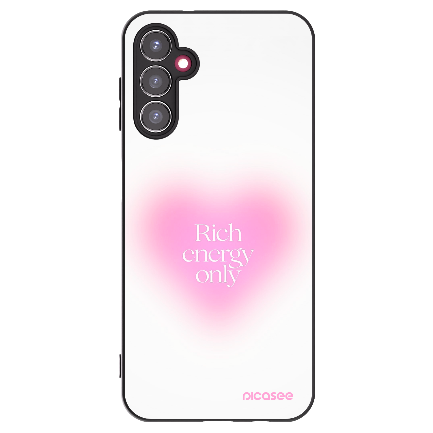 Picasee Samsung Galaxy A14 4G A145R Hülle - Schwarzes Silikon - Rich Energy