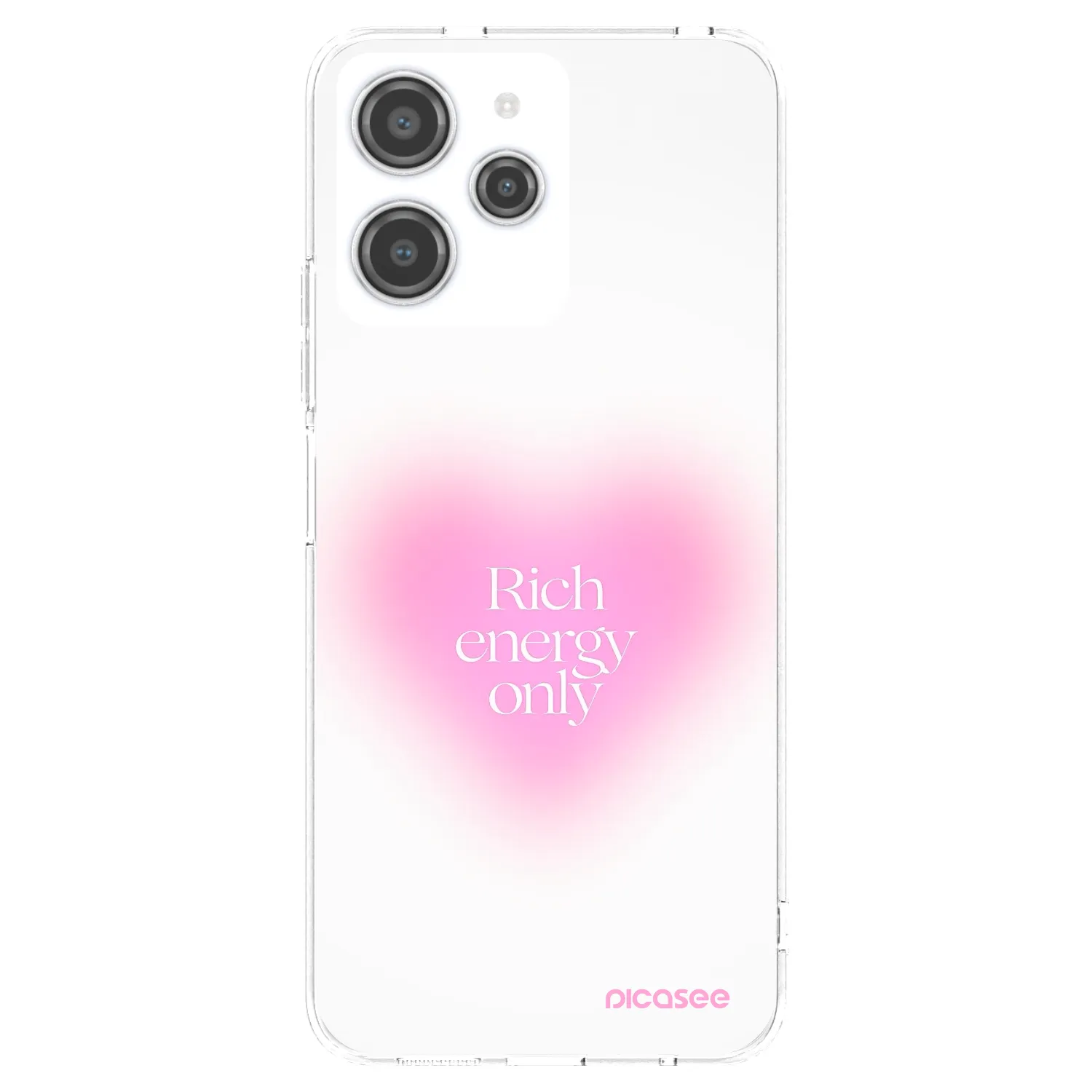 Picasee Xiaomi Redmi 12 4G Hülle - Transparentes Silikon - Rich Energy