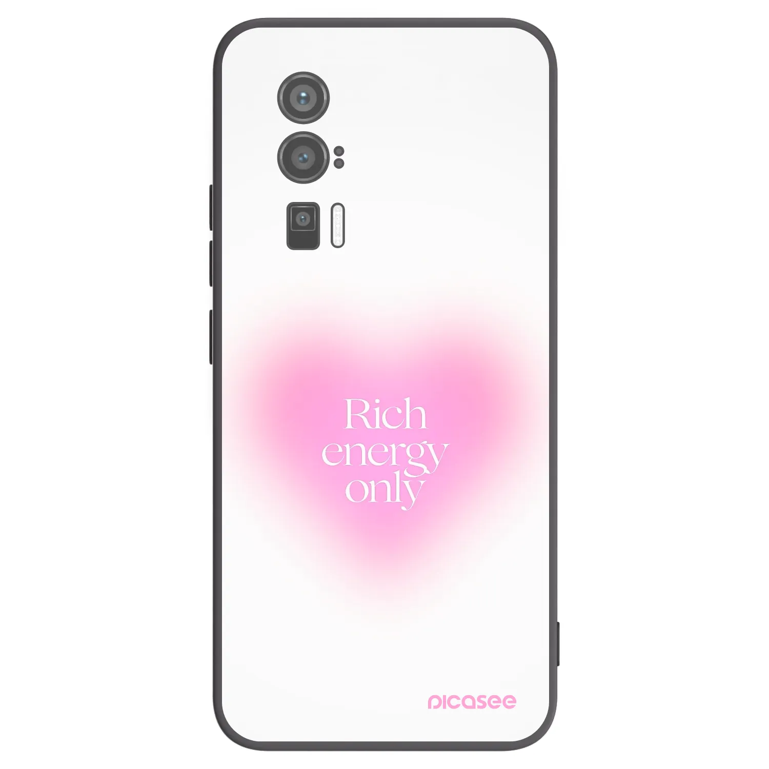 Picasee Xiaomi Poco F5 Pro 5G Hülle - Schwarzes Silikon - Rich Energy