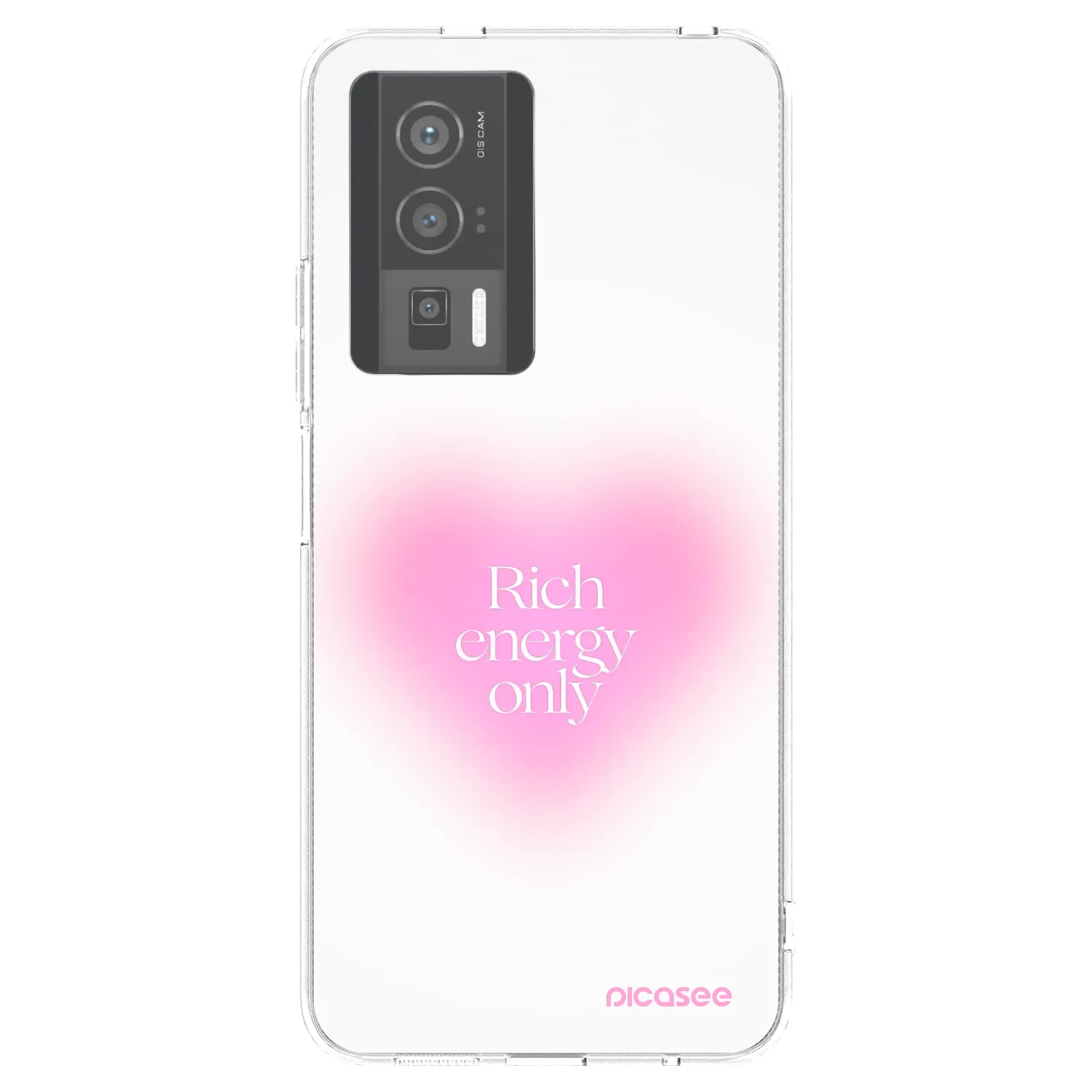 Picasee Xiaomi Poco F5 Pro 5G Hülle - Transparentes Silikon - Rich Energy