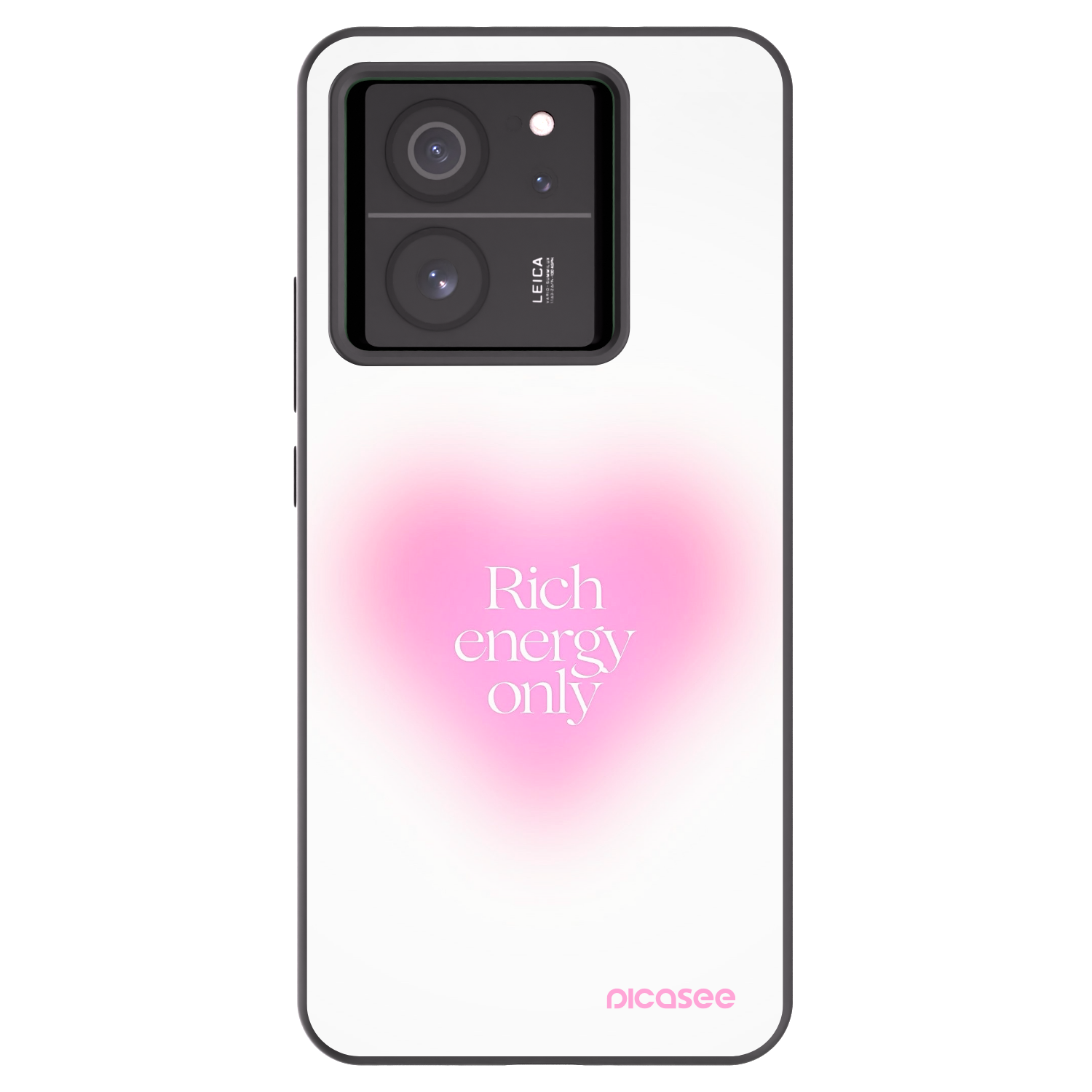 Picasee Xiaomi 13T Hülle - Schwarzes Silikon - Rich Energy