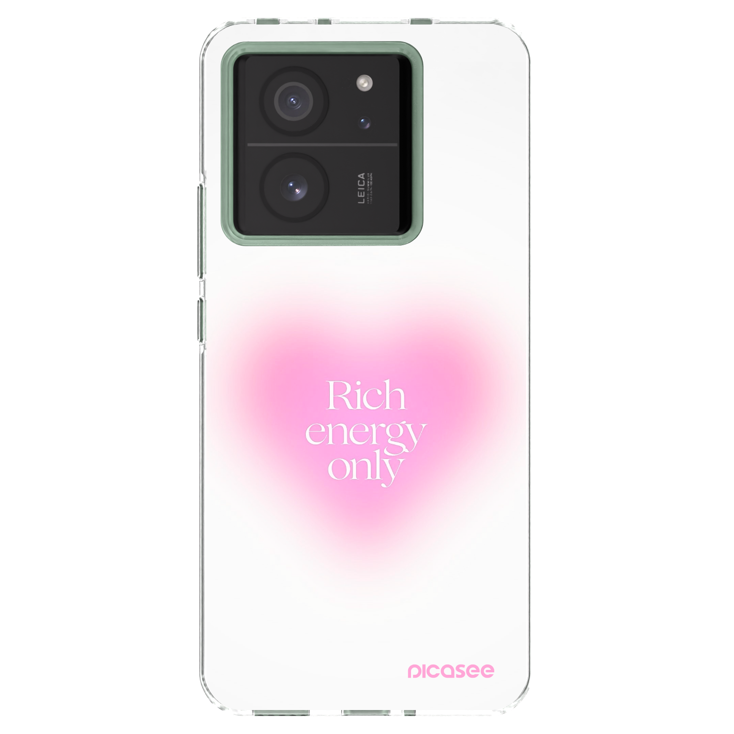 Picasee Xiaomi 13T Pro Hülle - Transparentes Silikon - Rich Energy