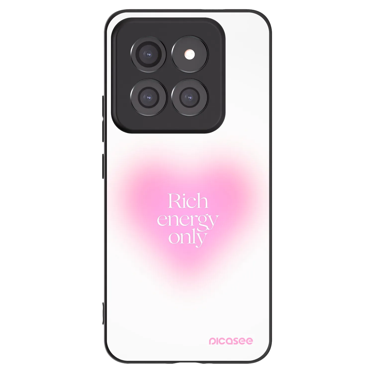 Picasee Xiaomi 14 Pro Hülle - Schwarzes Silikon - Rich Energy