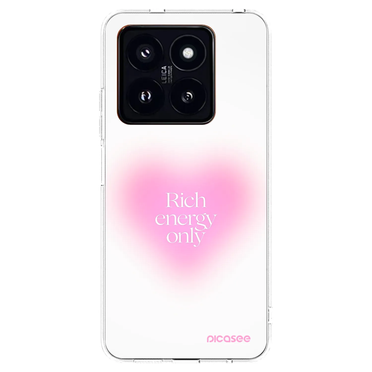 Picasee Xiaomi 14 Pro Hülle - Transparentes Silikon - Rich Energy