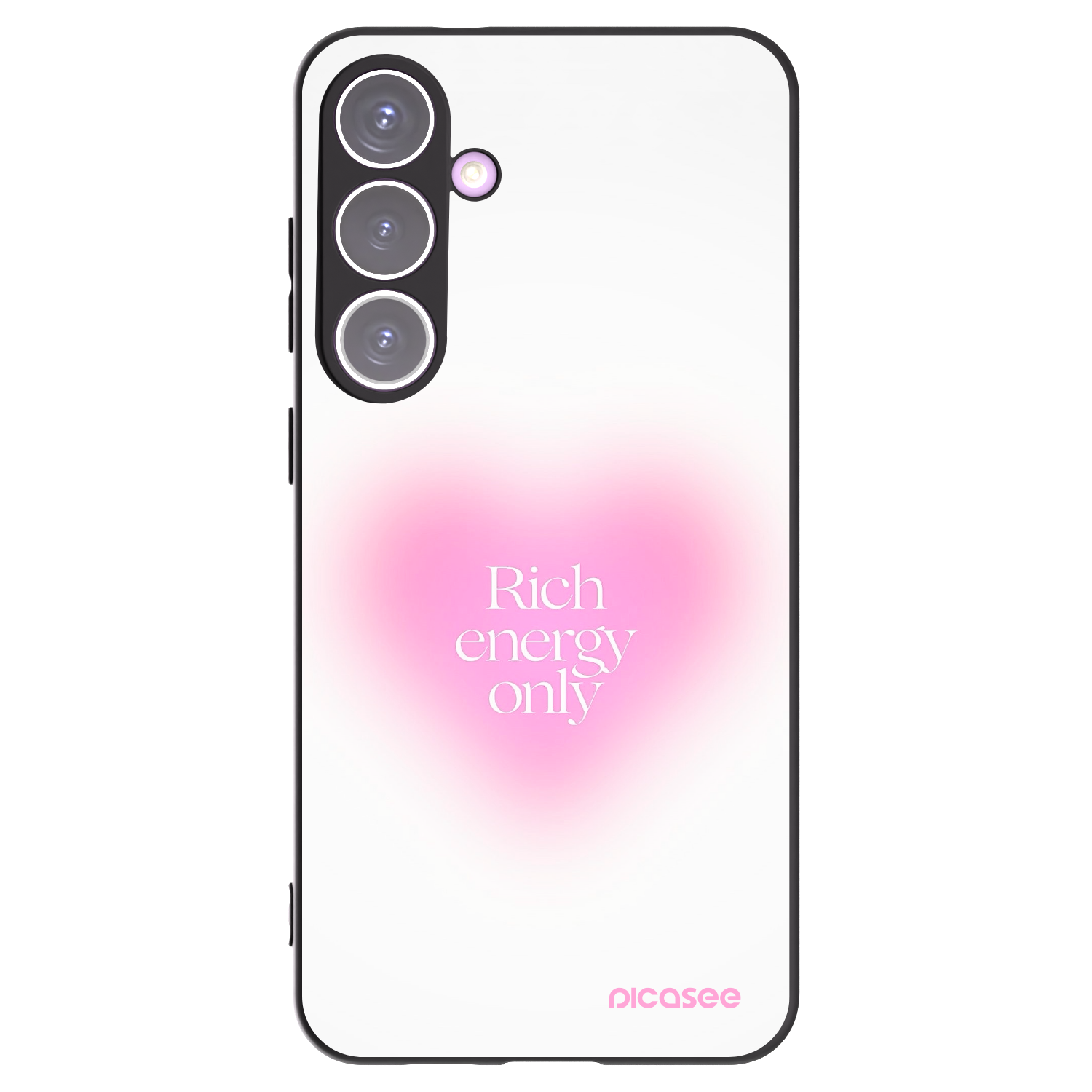 Picasee Samsung Galaxy S24+ S926B 5G Hülle - Schwarzes Silikon - Rich Energy