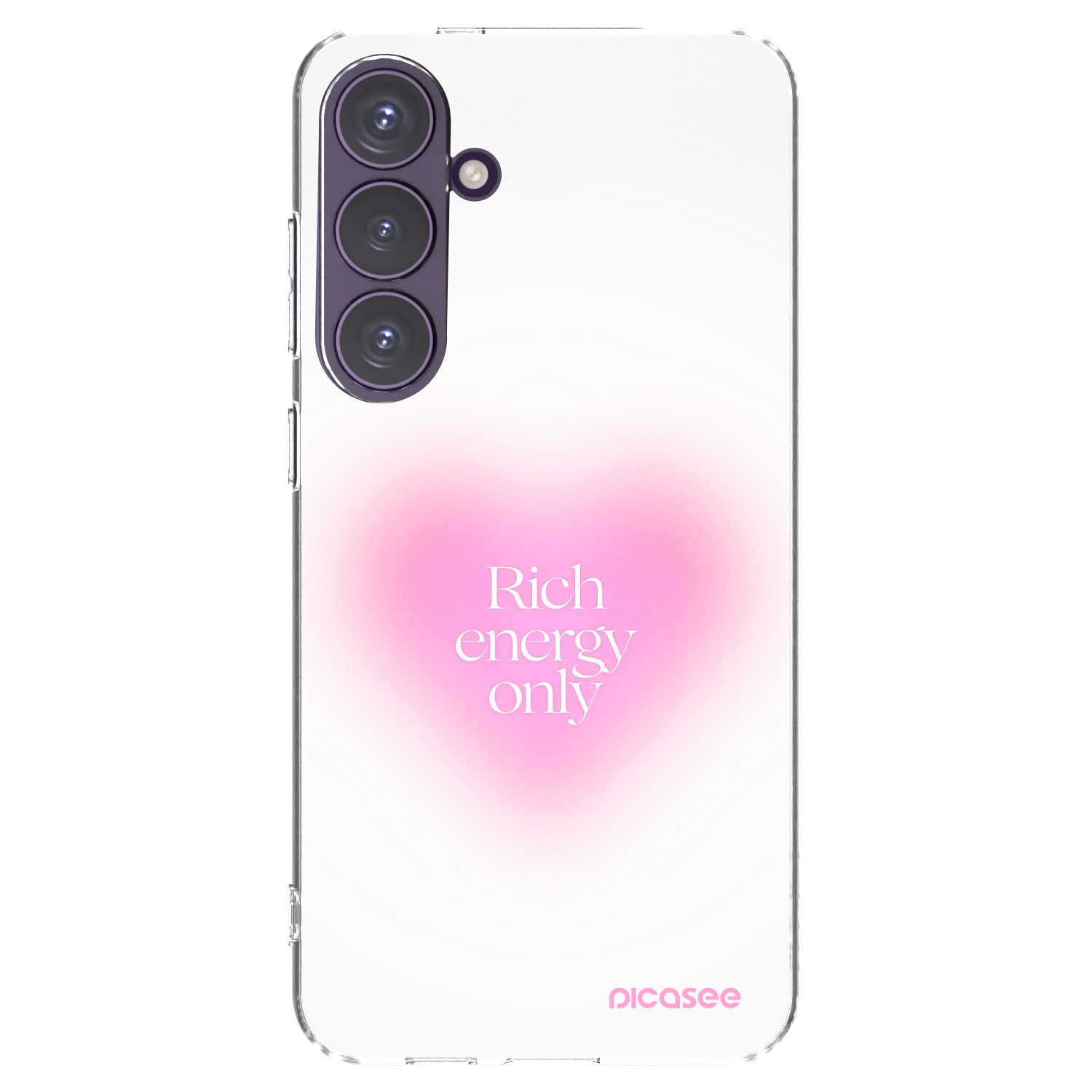 Picasee Samsung Galaxy S24+ S926B 5G Hülle - Transparentes Silikon - Rich Energy