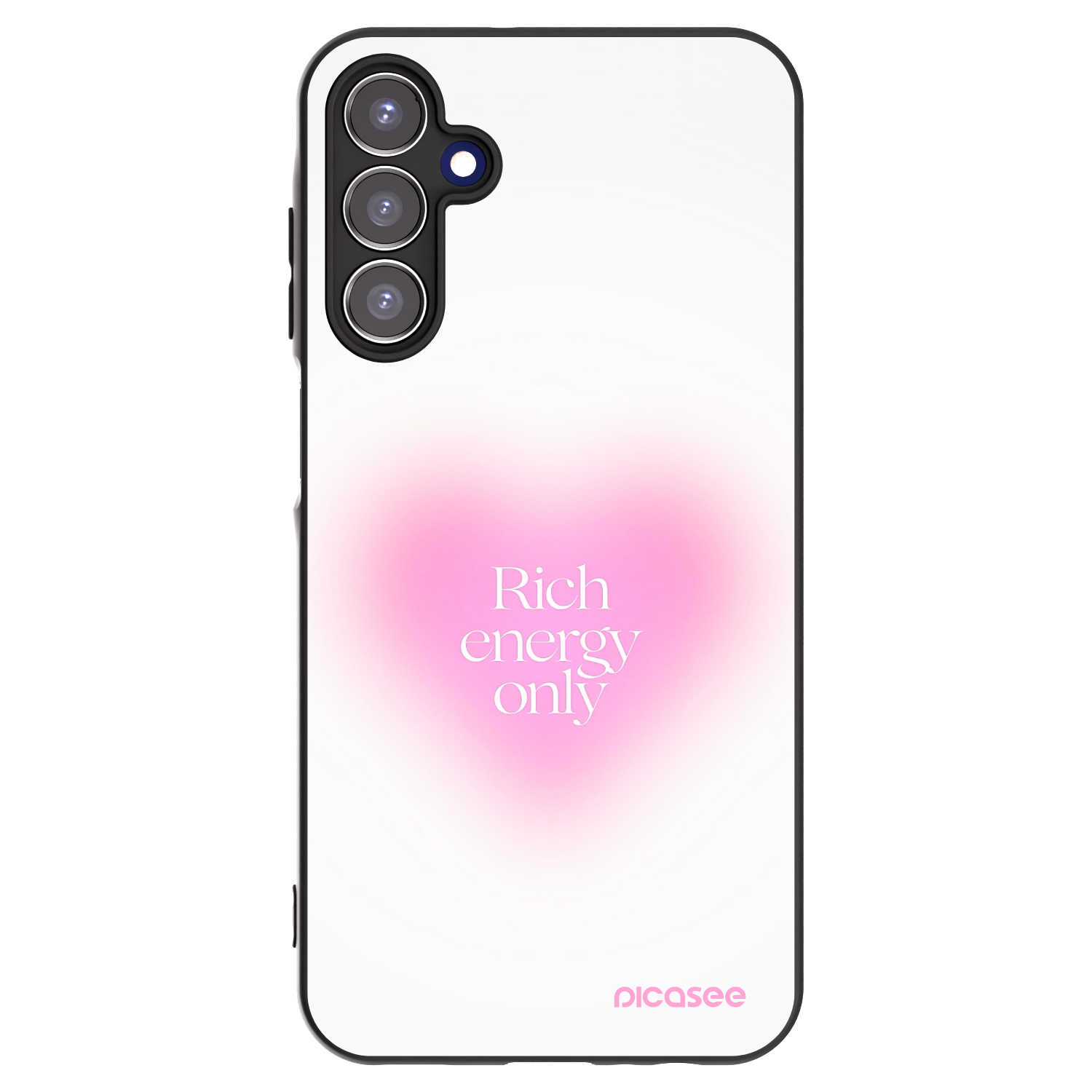 Picasee Samsung Galaxy A15 A156B 5G Hülle - Schwarzes Silikon - Rich Energy