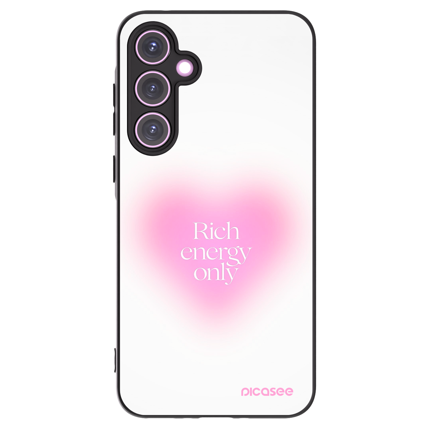 Picasee Samsung Galaxy A35 5G A356B Hülle - Schwarzes Silikon - Rich Energy
