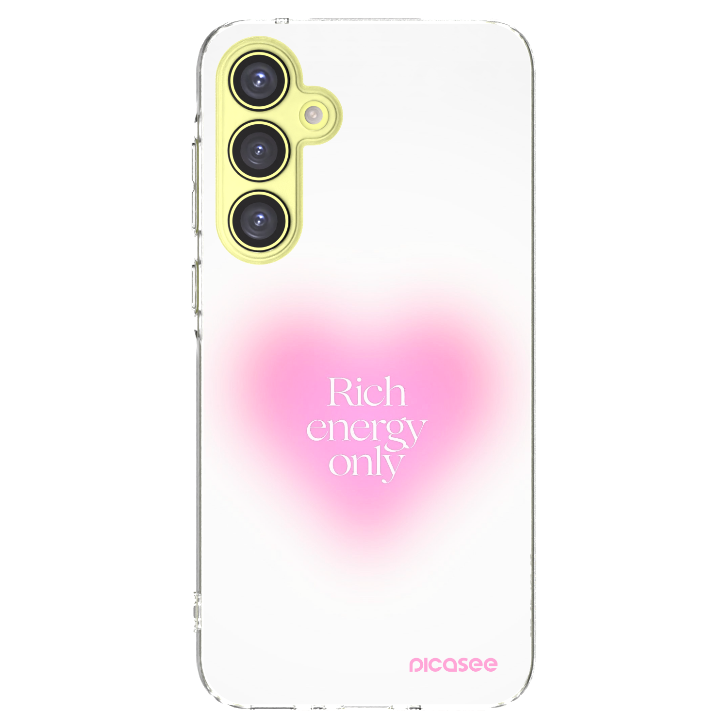 Picasee Samsung Galaxy A35 5G A356B Hülle - Transparentes Silikon - Rich Energy