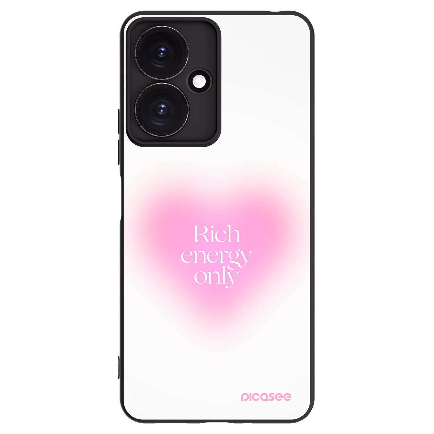 Picasee Xiaomi Redmi 13C 5G Hülle - Schwarzes Silikon - Rich Energy