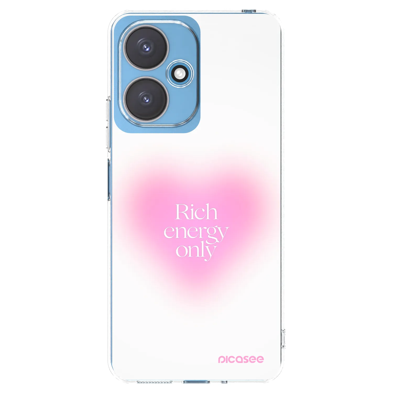 Picasee Xiaomi Redmi 13C 5G Hülle - Transparentes Silikon - Rich Energy