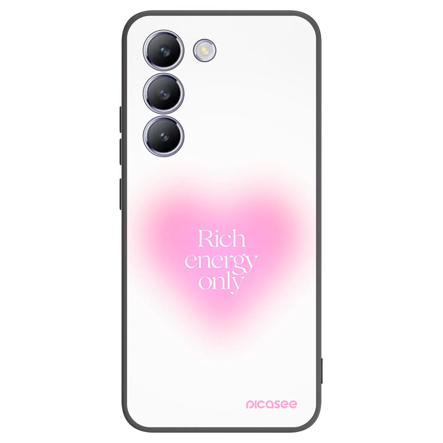 Picasee Vivo V40 SE 5G Hülle - Schwarzes Silikon - Rich Energy