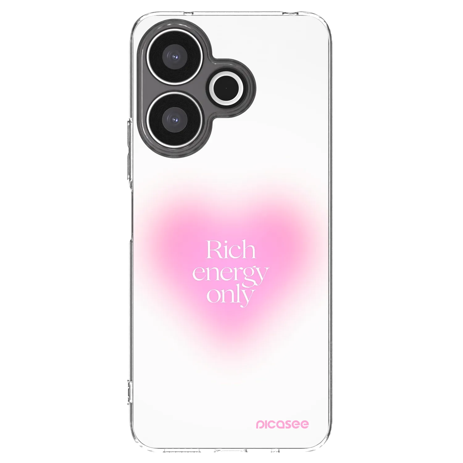Picasee Xiaomi Redmi 13 4G Hülle - Transparentes Silikon - Rich Energy