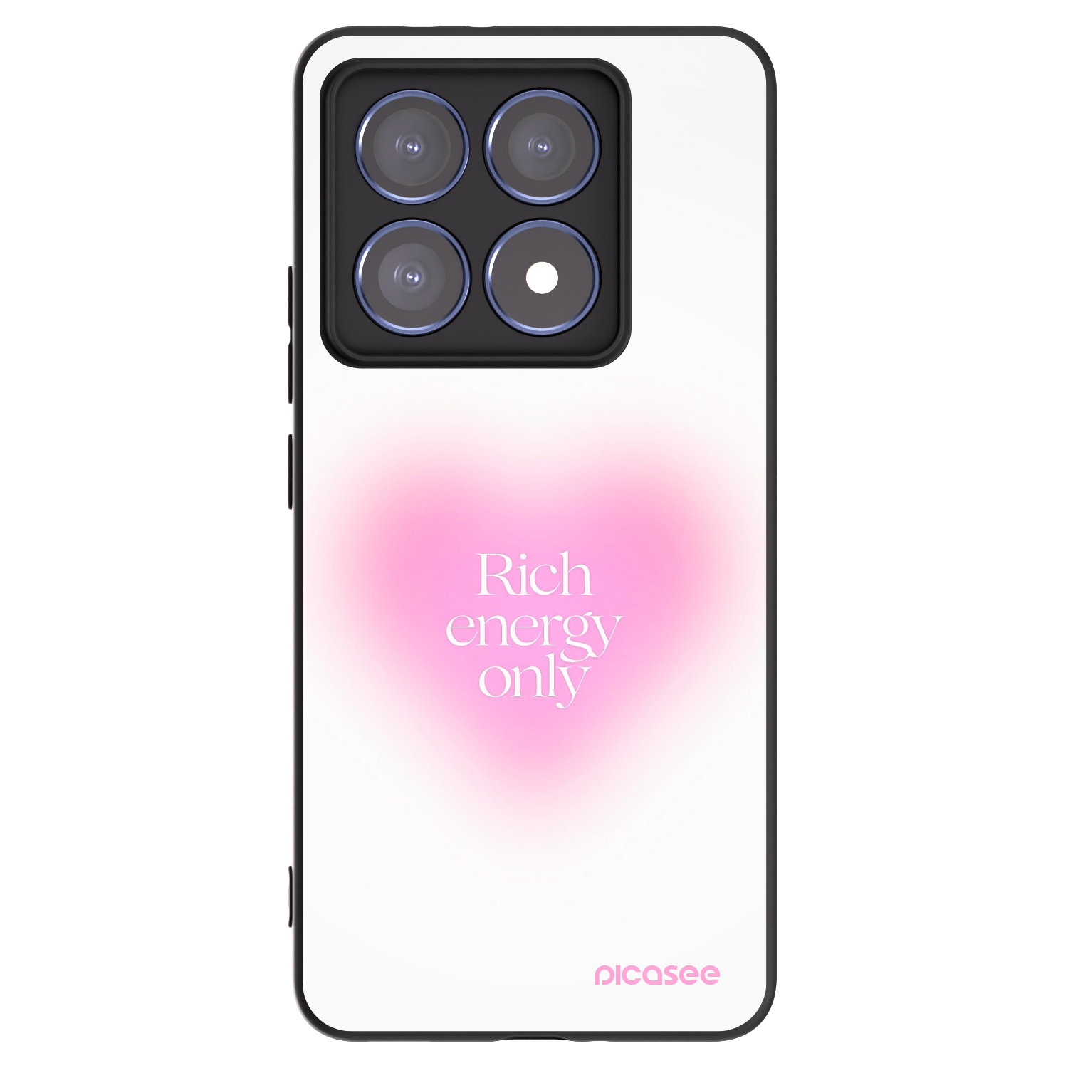 Picasee Xiaomi 14T Pro Hülle - Schwarzes Silikon - Rich Energy