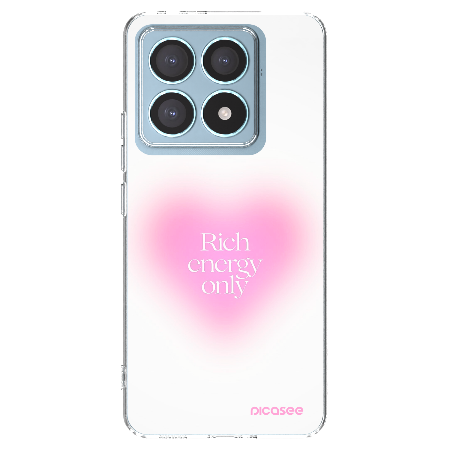 Picasee Xiaomi 14T Pro Hülle - Transparentes Silikon - Rich Energy