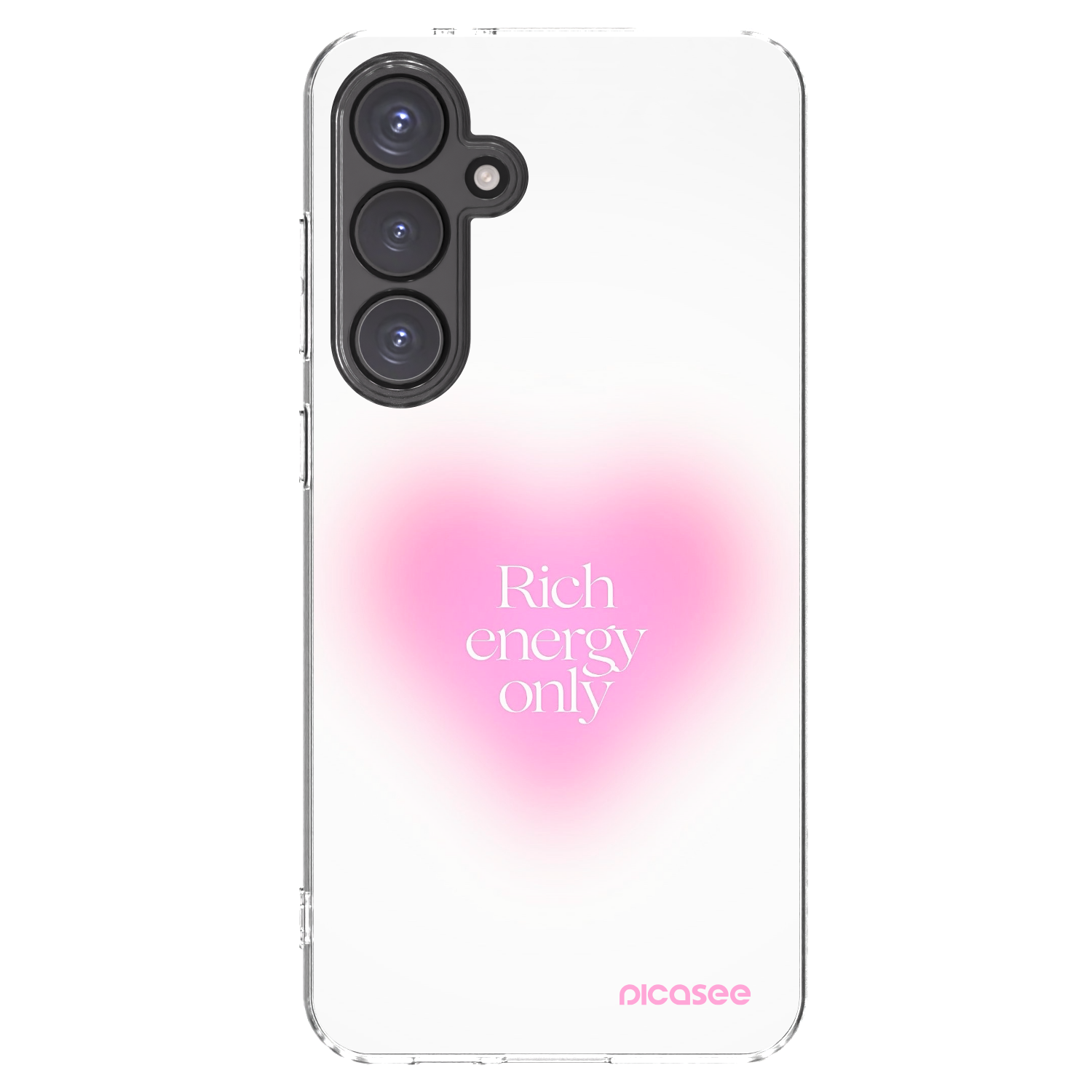 Picasee Samsung Galaxy S24 FE S721B Hülle - Transparentes Silikon - Rich Energy