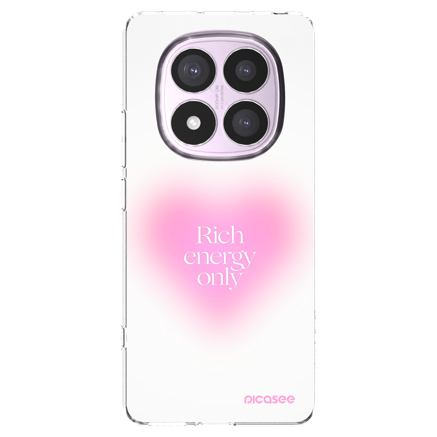 Picasee Xiaomi Redmi Note 14 Pro 5G Hülle - Transparentes Silikon - Rich Energy