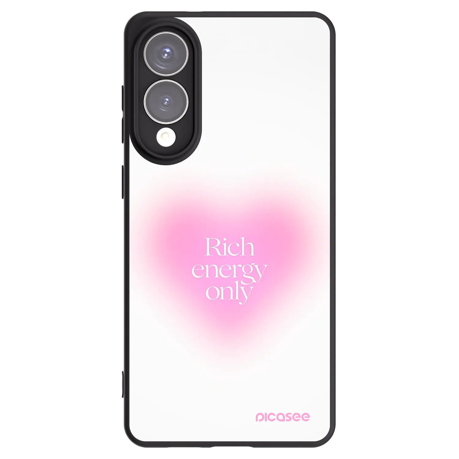 Picasee Samsung Galaxy S25 Edge 5G Hülle - Schwarzes Silikon - Rich Energy