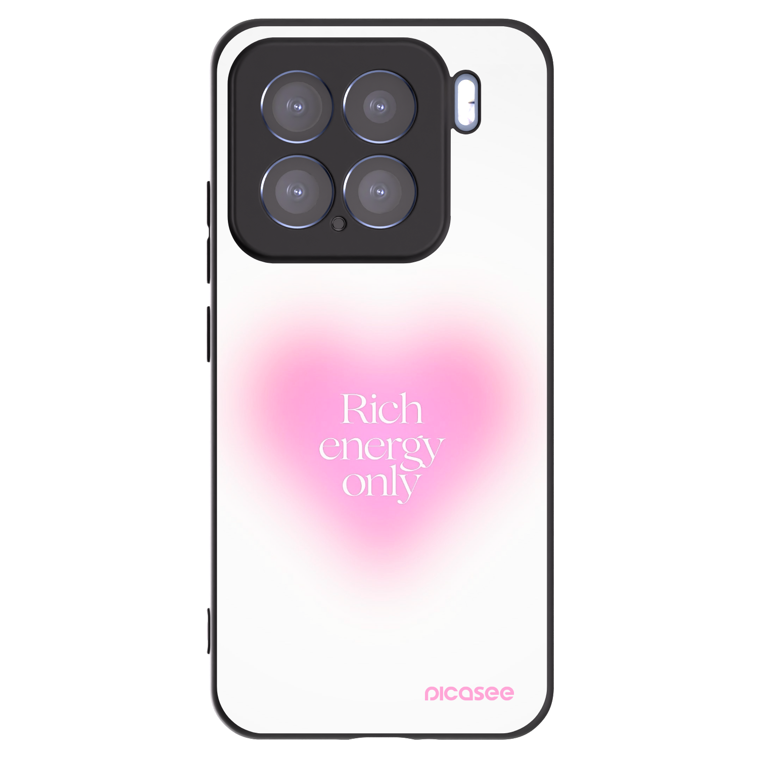 Picasee Xiaomi 15 Hülle - Schwarzes Silikon - Rich Energy