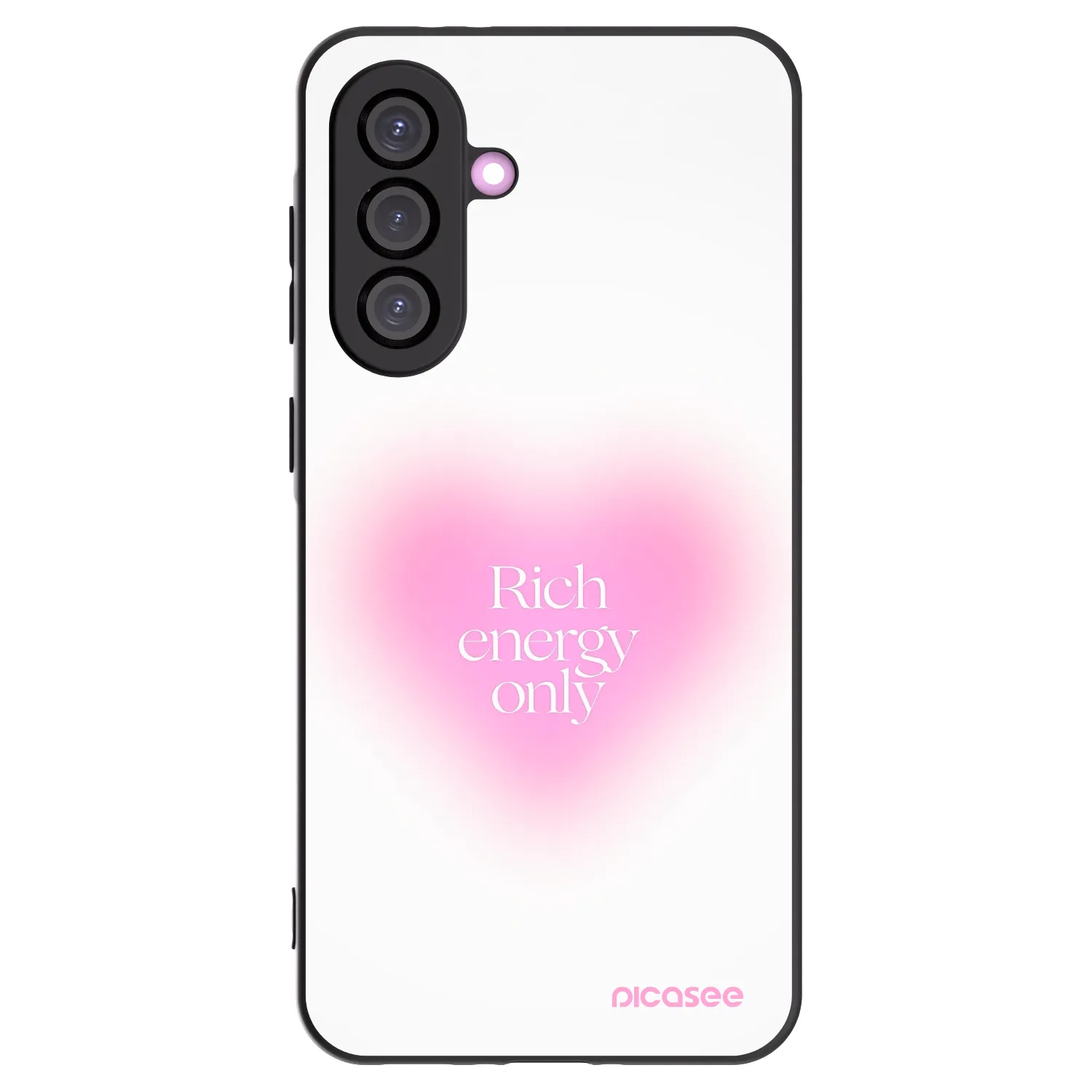 Picasee Samsung Galaxy A56 5G A566B Hülle - Schwarzes Silikon - Rich Energy