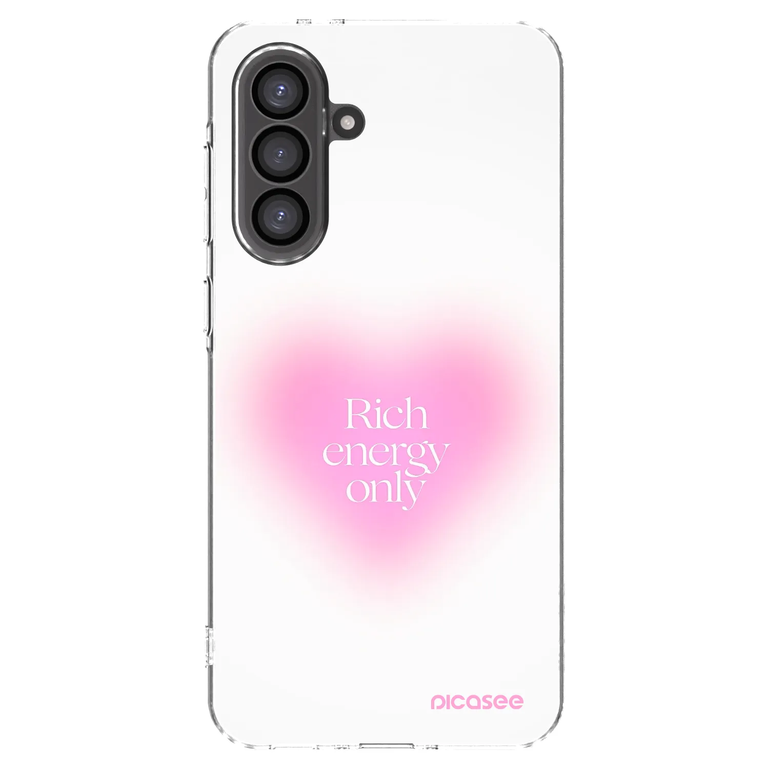 Picasee Samsung Galaxy A56 5G A566B Hülle - Transparentes Silikon - Rich Energy