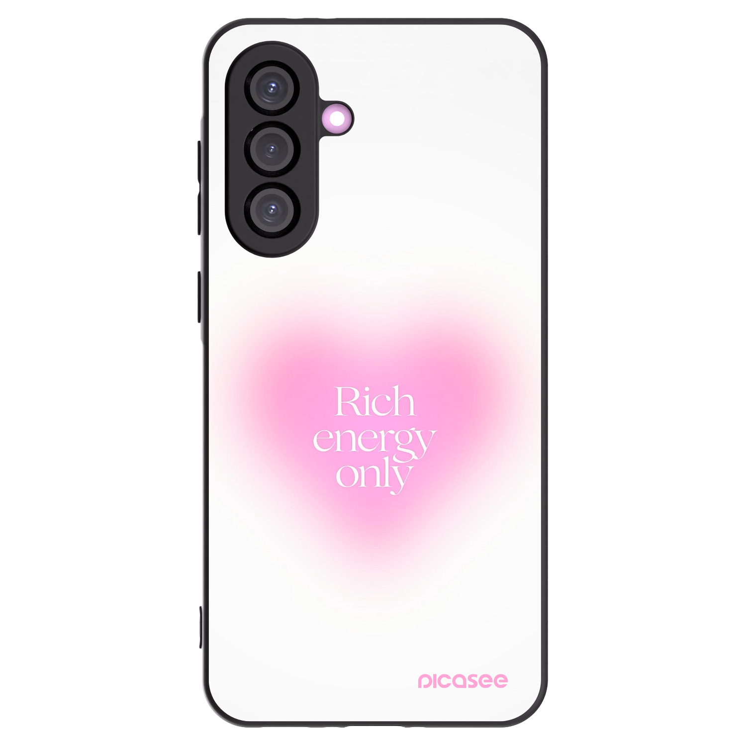 Picasee Samsung Galaxy A36 5G Hülle - Schwarzes Silikon - Rich Energy