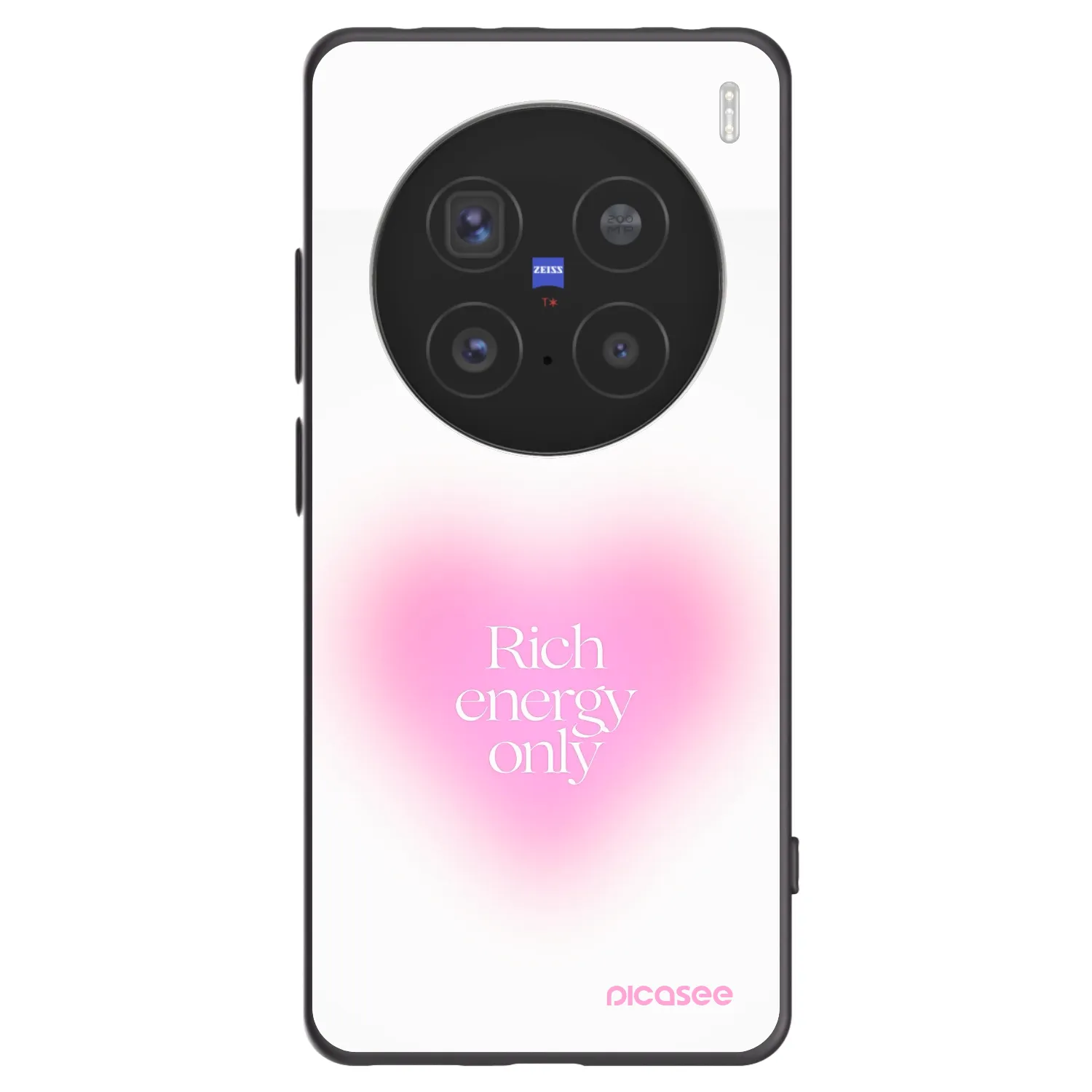 Picasee Vivo X200 Pro Hülle - Schwarzes Silikon - Rich Energy