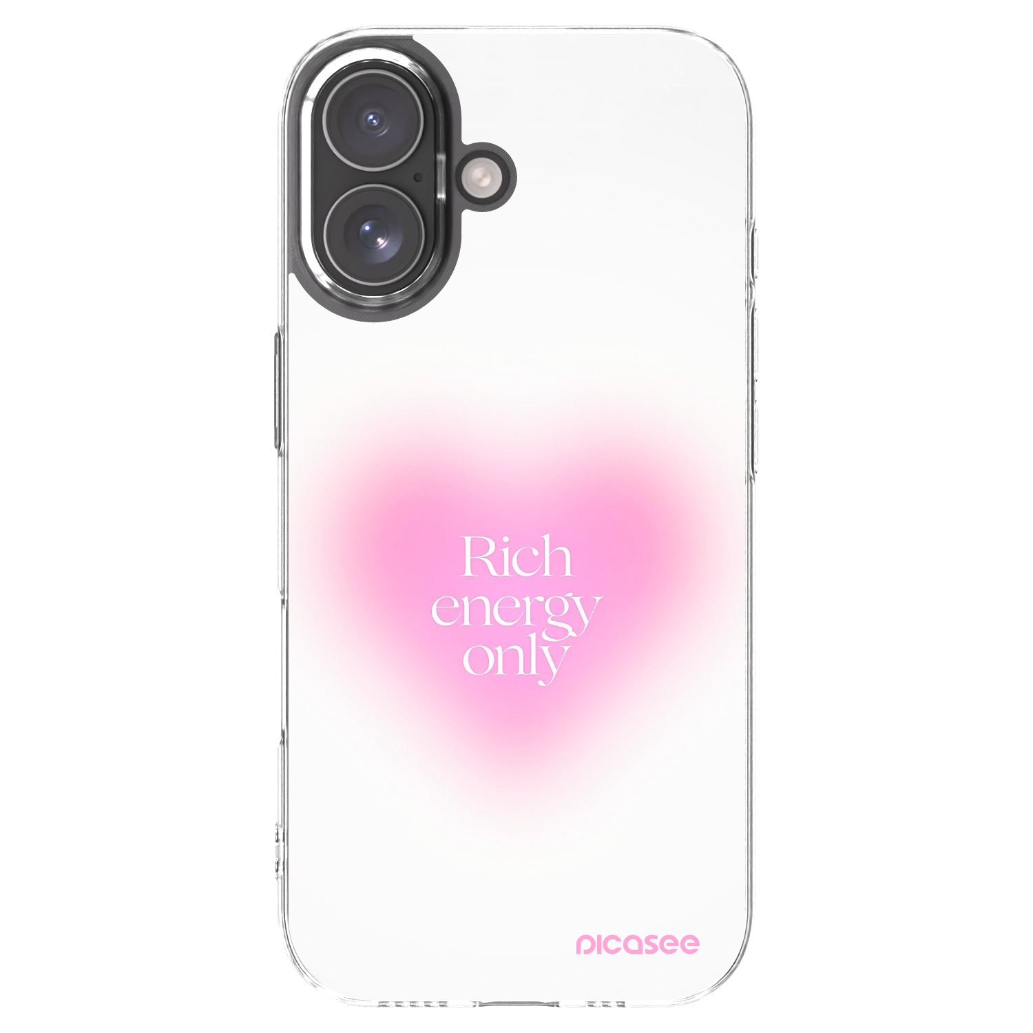 Picasee Apple iPhone 17 Hülle - Transparentes Silikon - Rich Energy