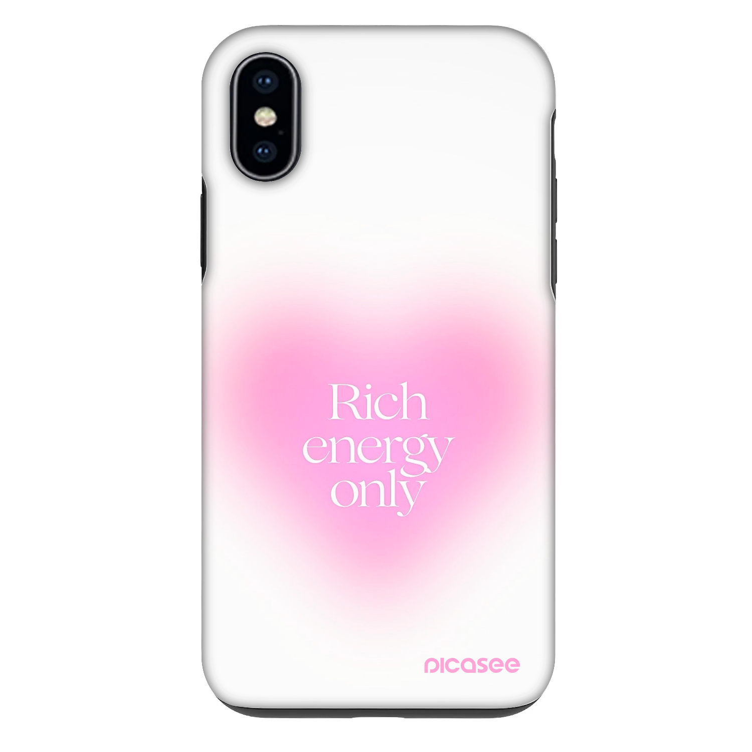 Picasee Fashion Case für Apple iPhone X/XS - Rich Energy