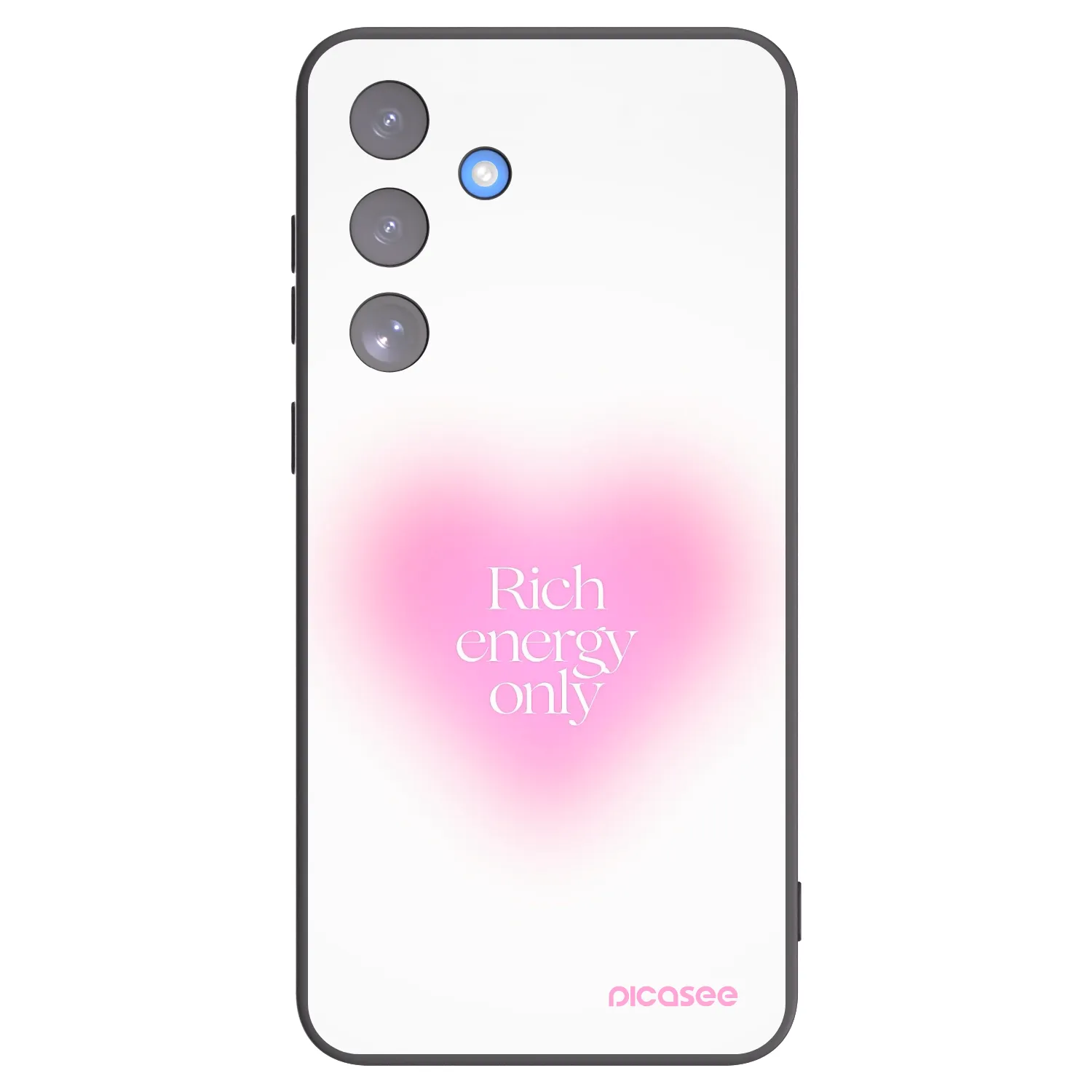 Picasee Samsung Galaxy S25 FE 5G Hülle - Schwarzes Silikon - Rich Energy