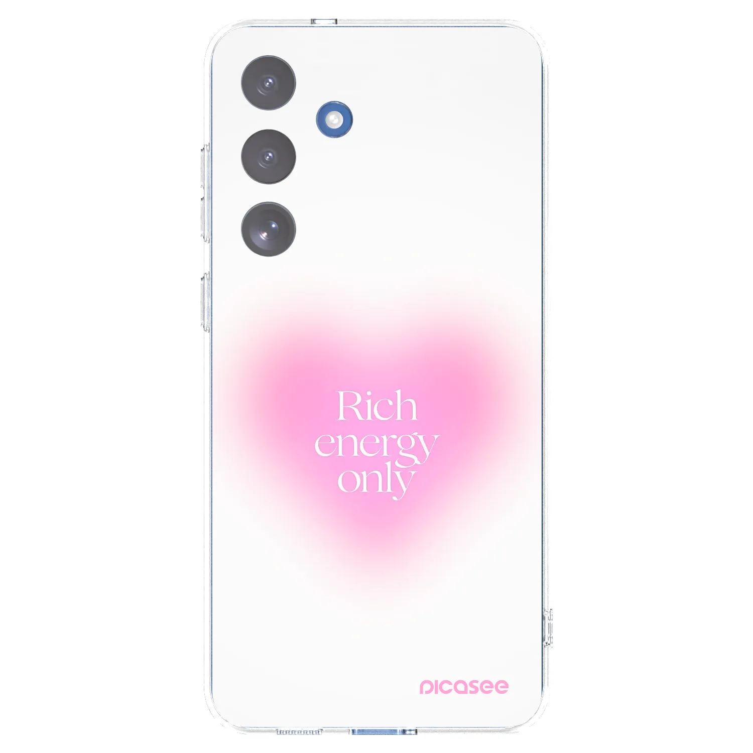 Picasee Samsung Galaxy S25 FE 5G Hülle - Transparentes Silikon - Rich Energy