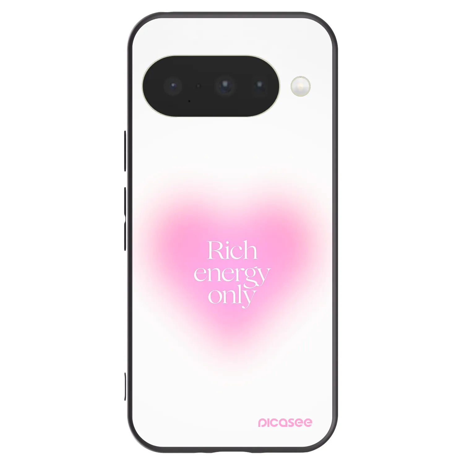 Picasee Google Pixel 10 Hülle - Schwarzes Silikon - Rich Energy
