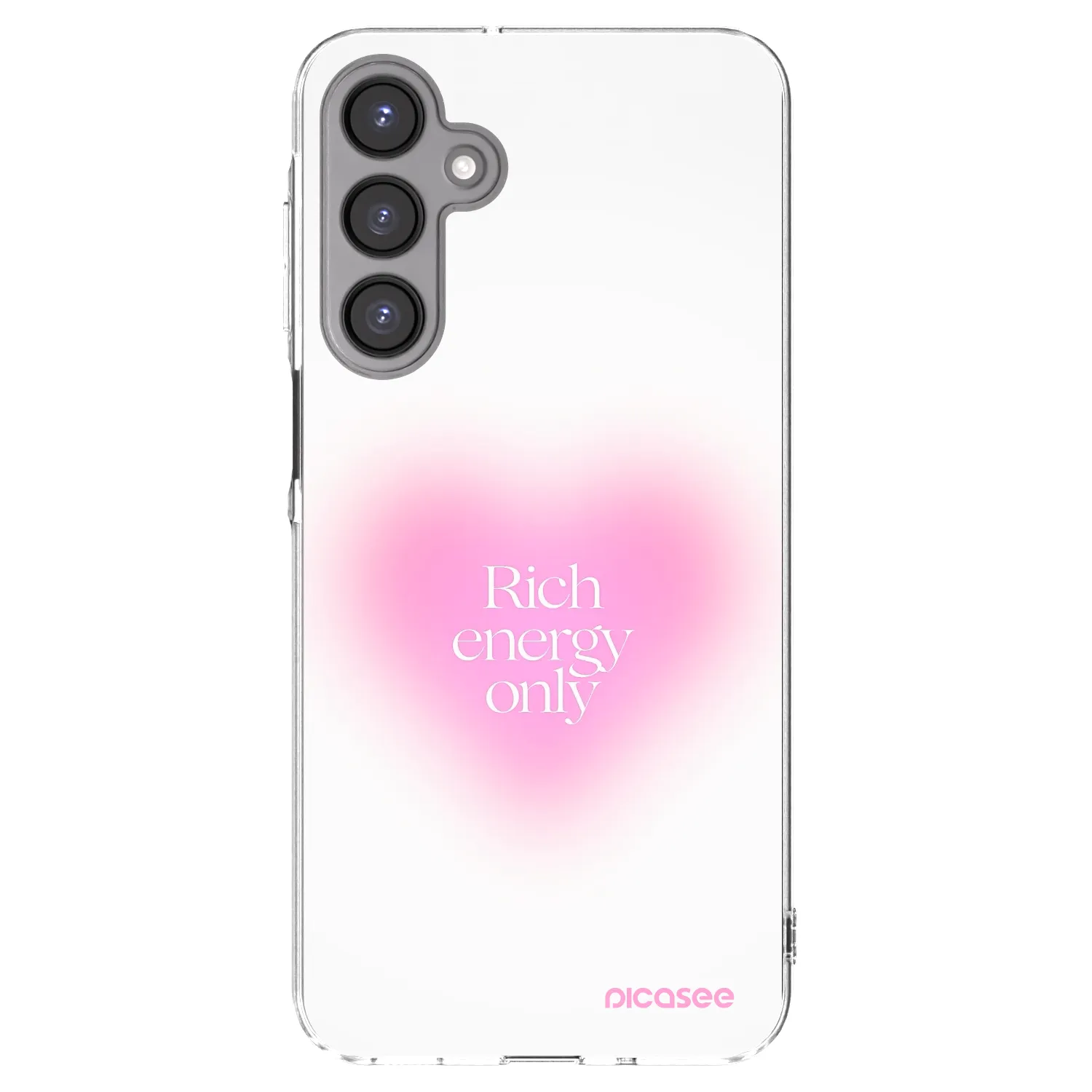 Picasee Samsung Galaxy A16 4G Hülle - Transparentes Silikon - Rich Energy