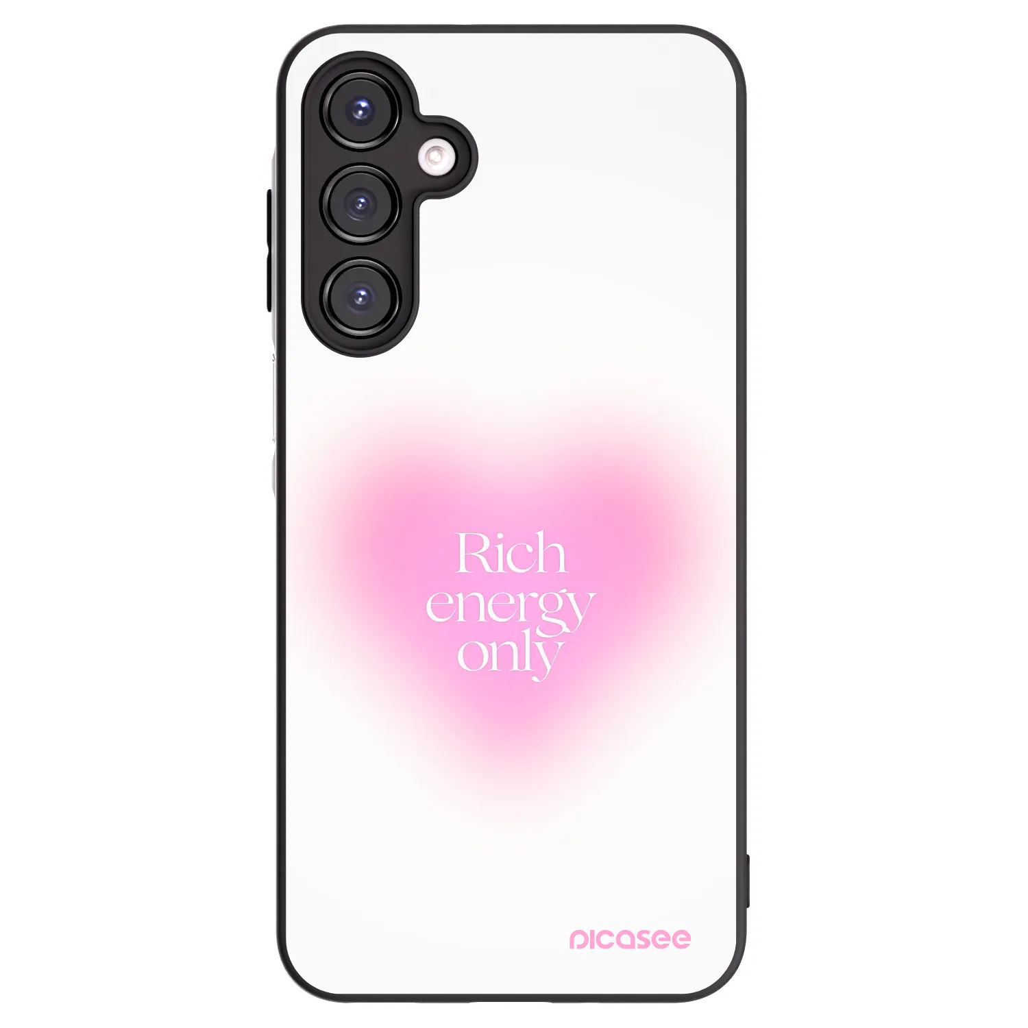 Picasee Samsung Galaxy A16 4G Hülle - Schwarzes Silikon - Rich Energy