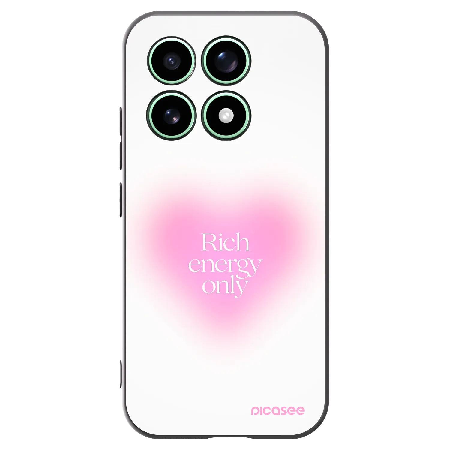 Picasee Xiaomi 17 Hülle - Schwarzes Silikon - Rich Energy