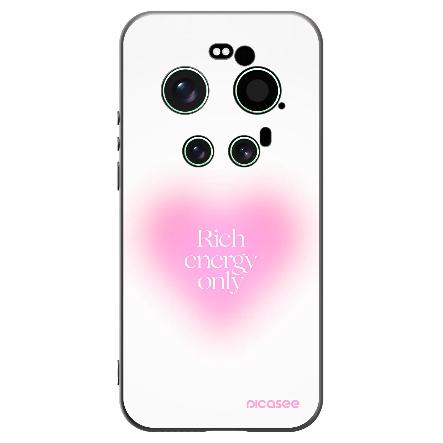 Picasee Xiaomi 17 Ultra Hülle - Schwarzes Silikon - Rich Energy