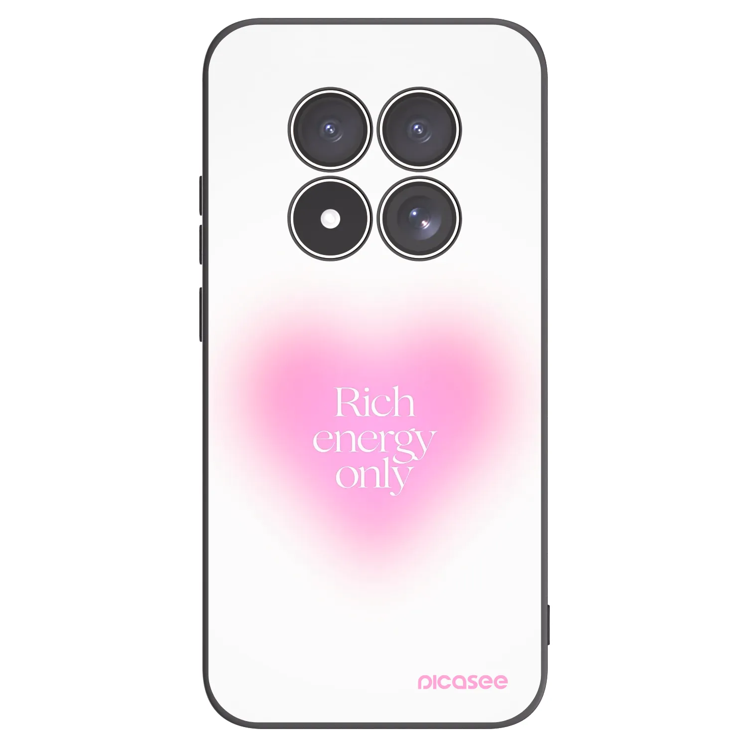 Picasee Xiaomi Redmi Note 15 Pro 5G Hülle - Schwarzes Silikon - Rich Energy