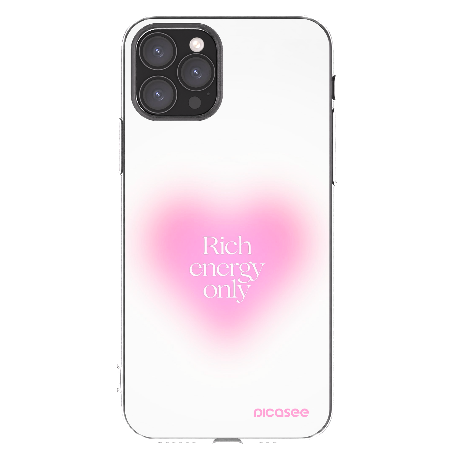 Picasee Apple iPhone 11 Pro Hülle - Transparentes Silikon - Rich Energy