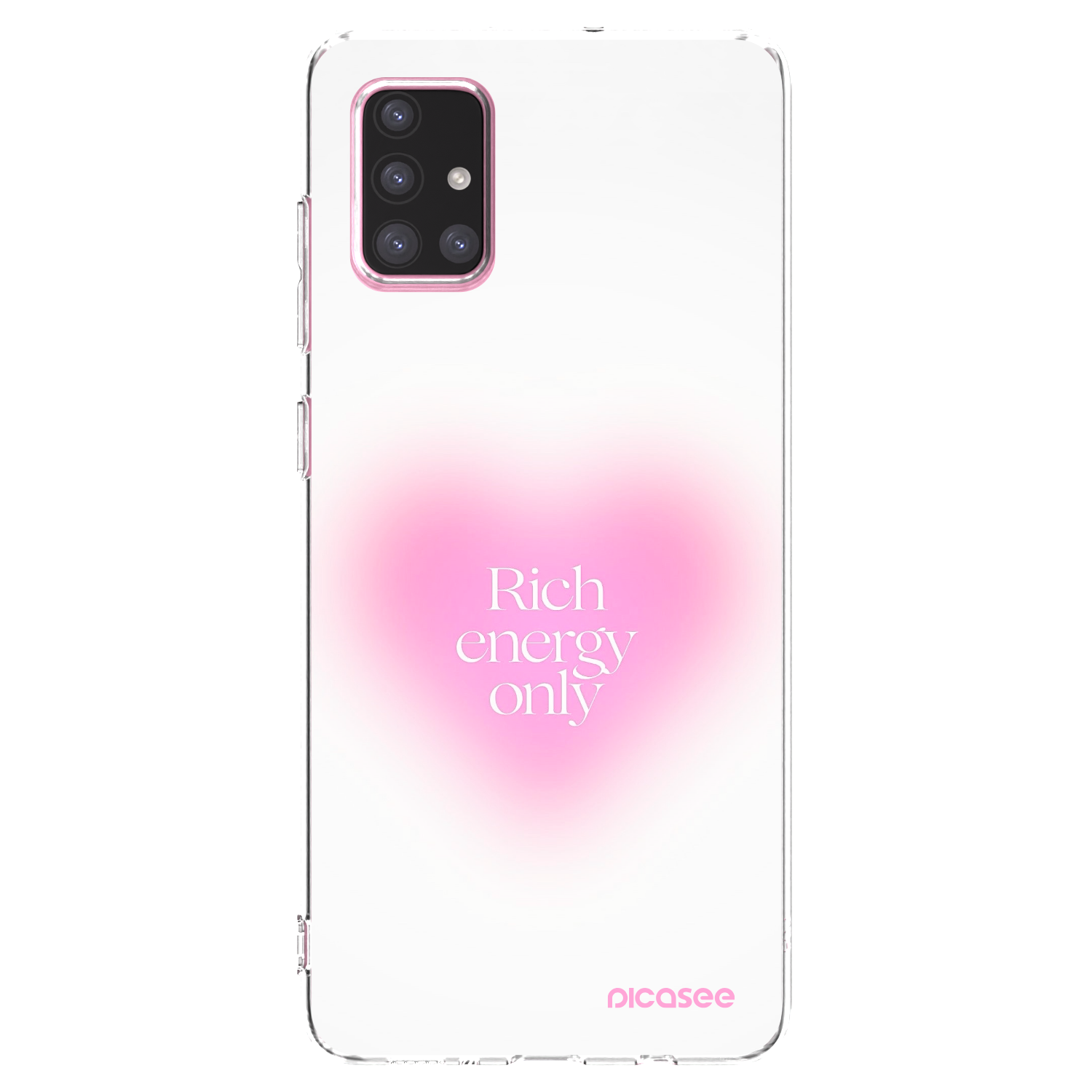 Picasee Samsung Galaxy A71 A715F Hülle - Transparentes Silikon - Rich Energy
