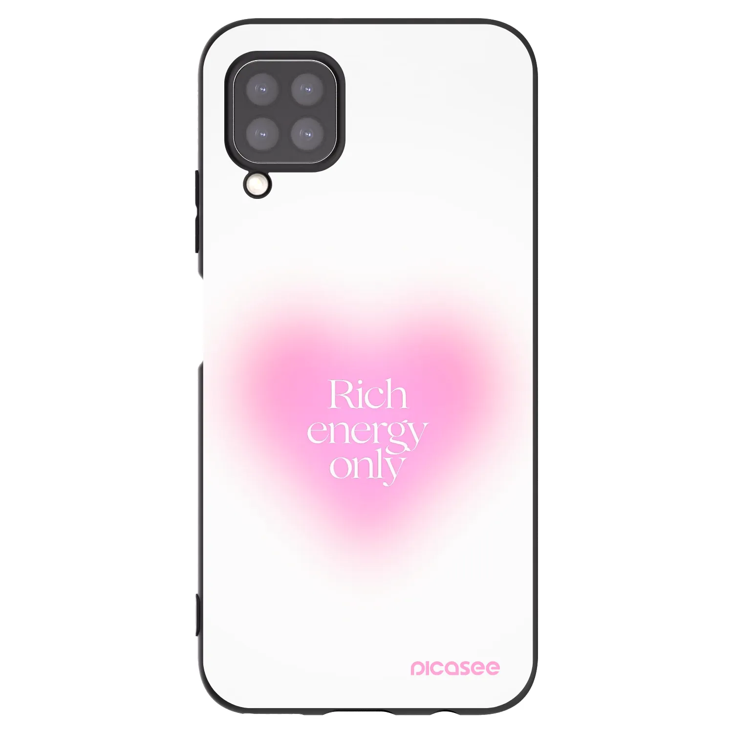Picasee Huawei P40 Lite Hülle - Schwarzes Silikon - Rich Energy