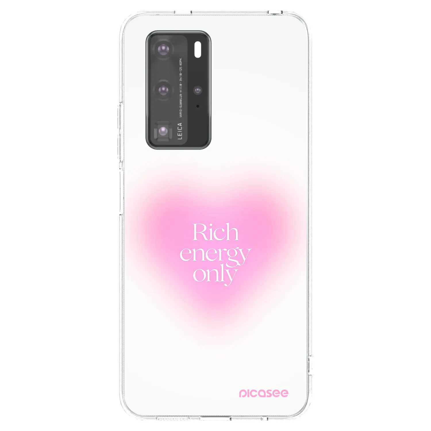 Picasee Huawei P40 Pro Hülle - Transparentes Silikon - Rich Energy