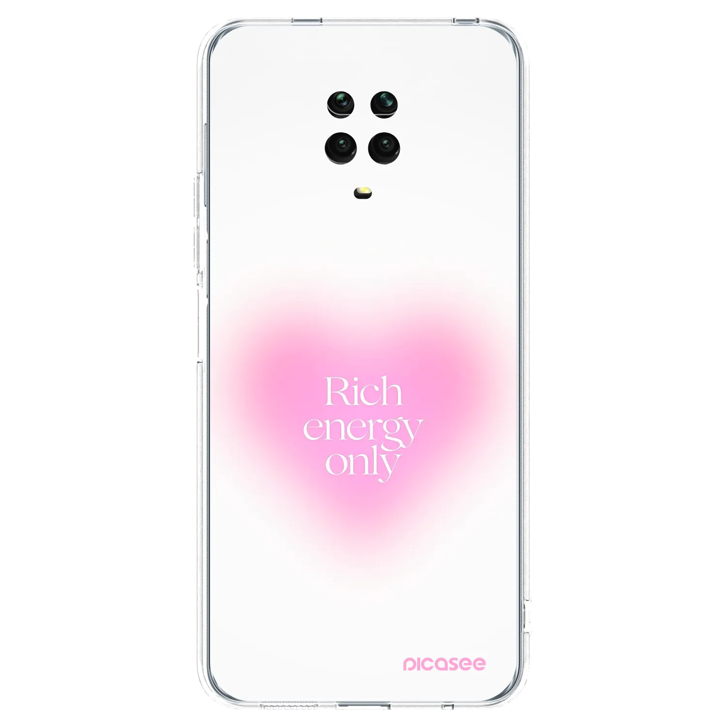 Picasee Xiaomi Redmi Note 9 Pro Hülle - Transparentes Silikon - Rich Energy