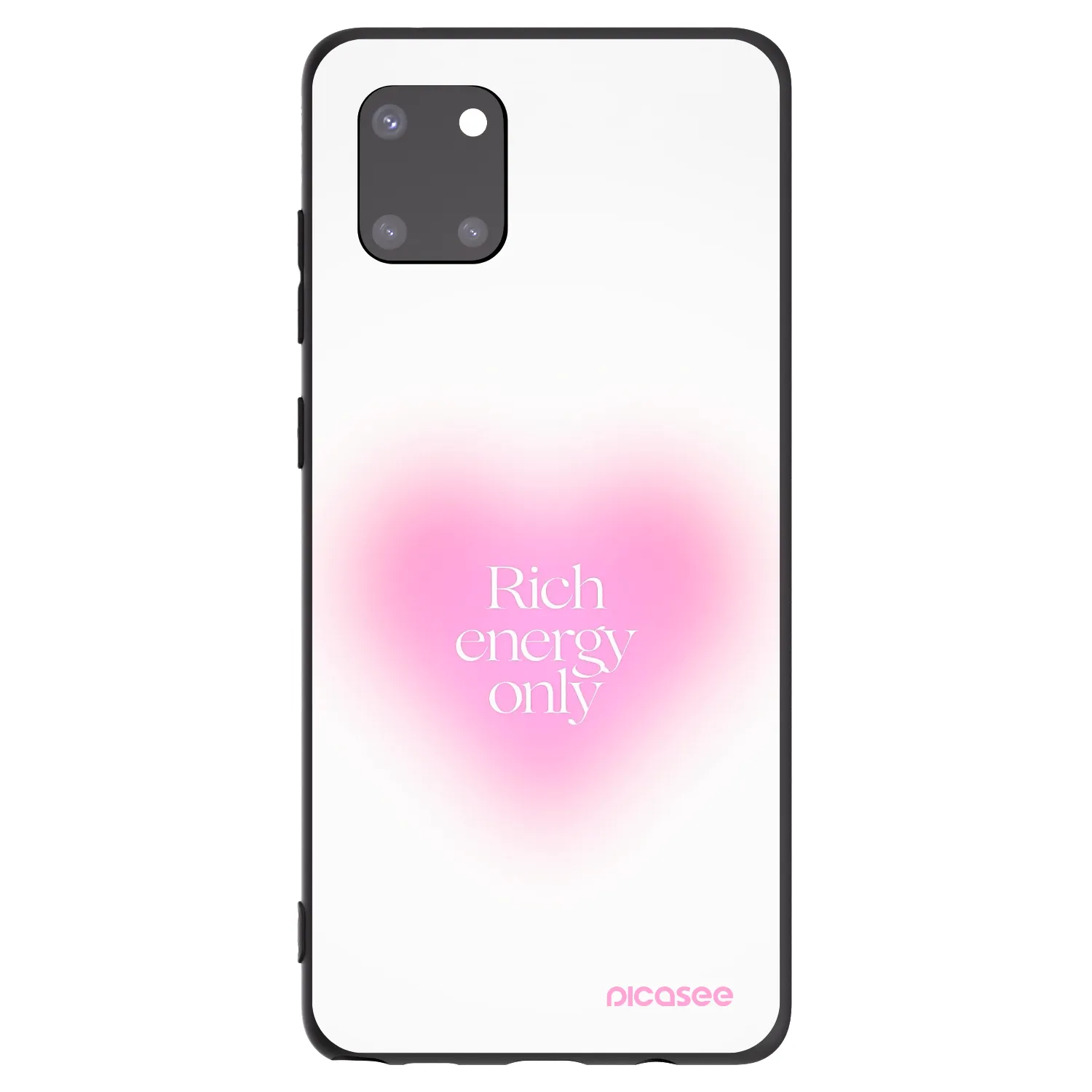 Picasee Samsung Galaxy Note 10 Lite N770F Hülle - Schwarzes Silikon - Rich Energy
