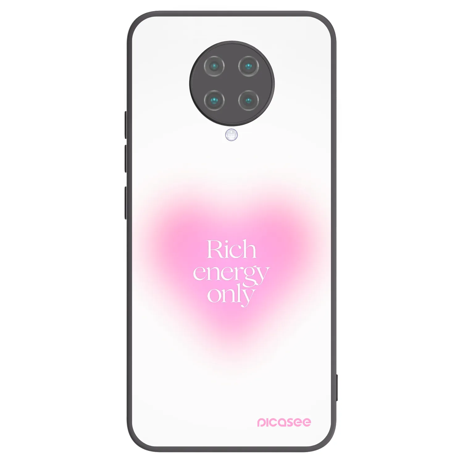 Picasee Xiaomi Poco F2 Pro Hülle - Schwarzes Silikon - Rich Energy