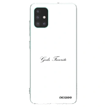 Picasee Samsung Galaxy M51 M515F Hülle - Transparentes Silikon - Gods Favorite